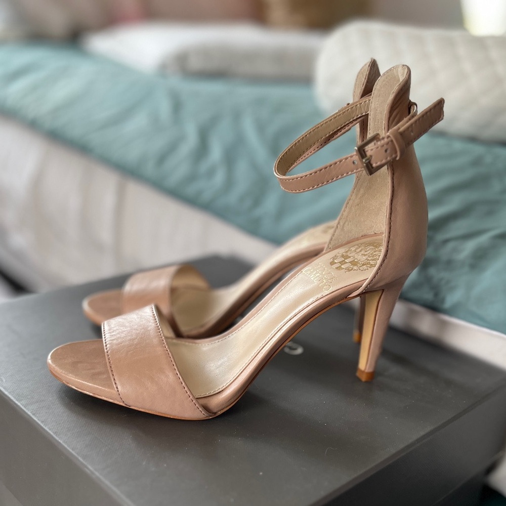 Vince Camuto Soft Leather Strappy Sandals